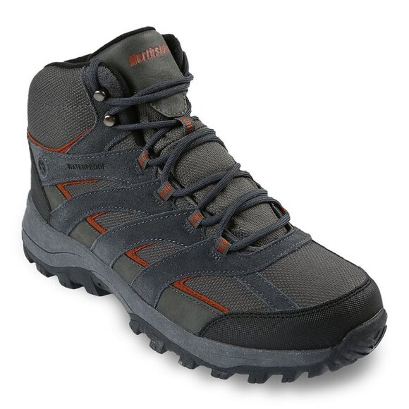 Northside Gresham Mid Men\'s Waterproof Hiking Boots, Charcoal/Ogange, 11.5Wide main image 6